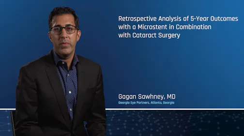 Retrospective Real World Analysis Of Long Term Hydrus Outcomes In Combination With Cataract Surgery