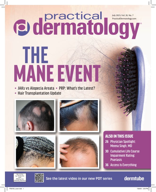 Practical Dermatology® Unveils New Cover Redesign For July 2023 Issue