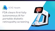 FDA Clears First Fully Autonomous AI Portable Screening Technology for DR thumbnail
