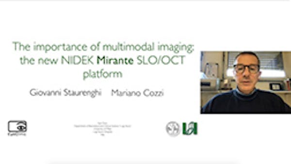 The importance of multimodal imaging: the new NIDEK Mirante SLO/OCT platform thumbnail