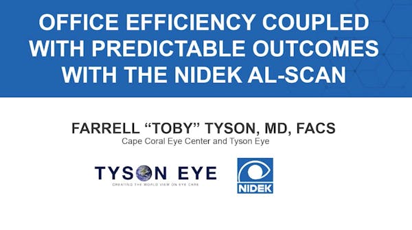 Office Efficiency Coupled with Predictable Outcomes with the NIDEK AL-Scan thumbnail