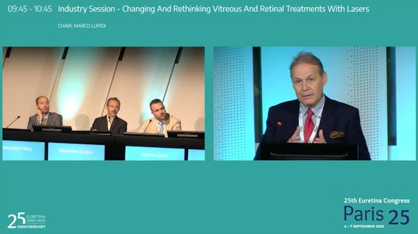 EURETINA 2025: Changing and Rethinking Vitreous and Retinal Treatments with Lasers thumbnail