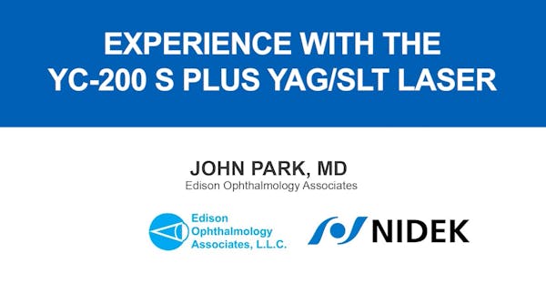 Experience with the YC-200 S plus YAG/SLT Laser thumbnail