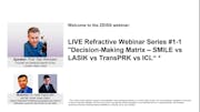 Topography or Wavefront-Guided TransPRK vs. LASIK vs. SMILE vs. ICL