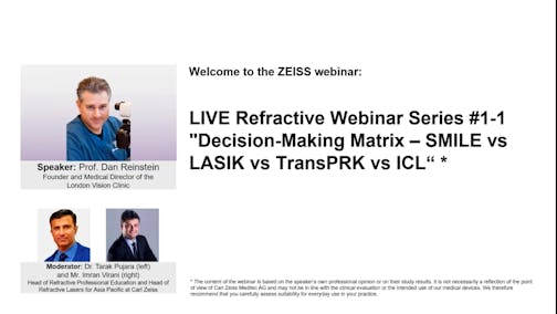 Topography or Wavefront-Guided TransPRK vs. LASIK vs. SMILE vs. ICL
